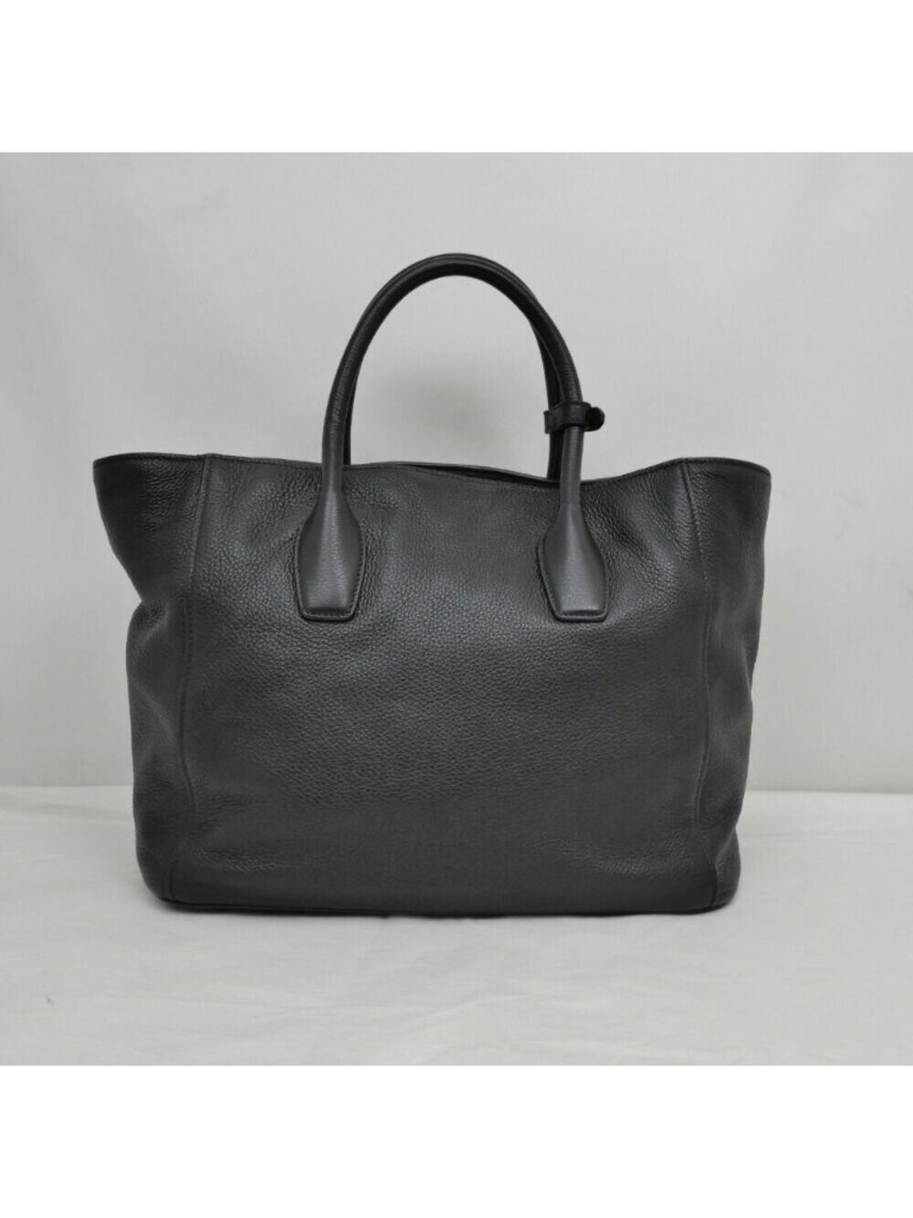 Prada Leather Tote Black Hand Shoulder - Picture 2 of 10